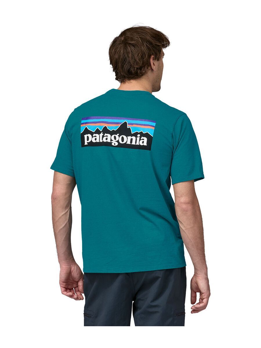 Patagonia Men's P-6 Logo Responsibili-Tee, belay blue - Bild 3