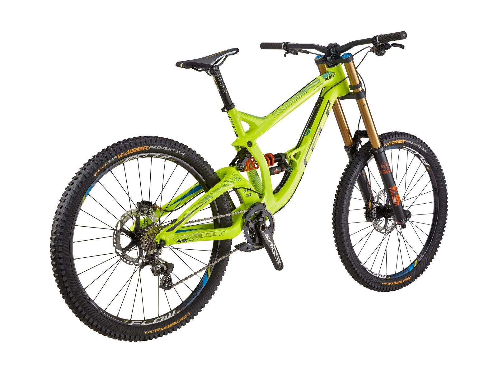 GT Fury World Cup 27.5, neon yellow/process blue - Bild 4