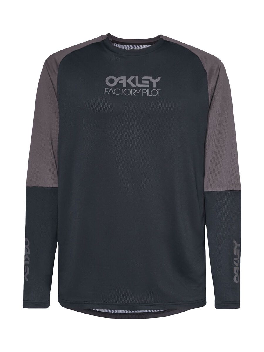 Oakley Factory Pilot MTB LS Jersey II, black/forged iron - Bild 1