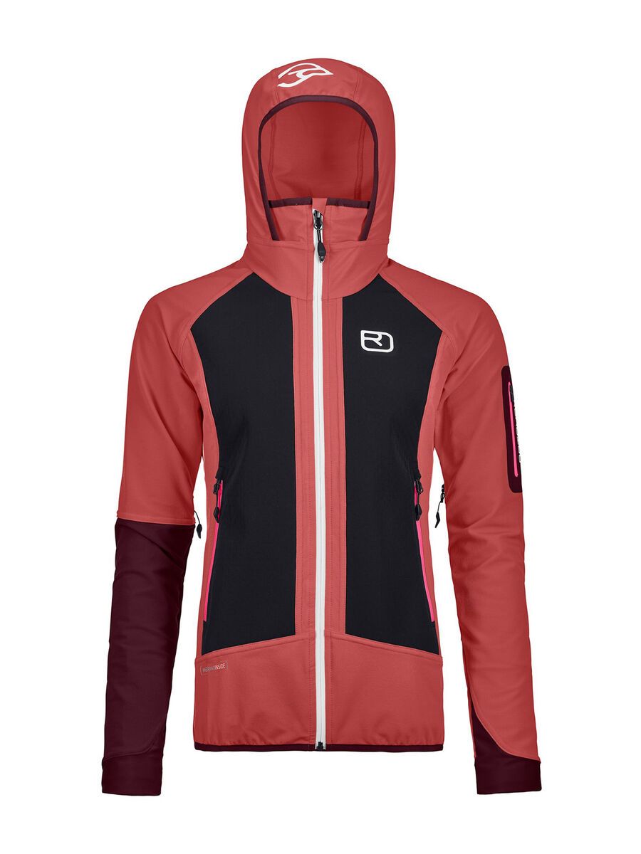 Ortovox Merino Naturtec Light Col Becchei Jacket W, blush - Bild 1