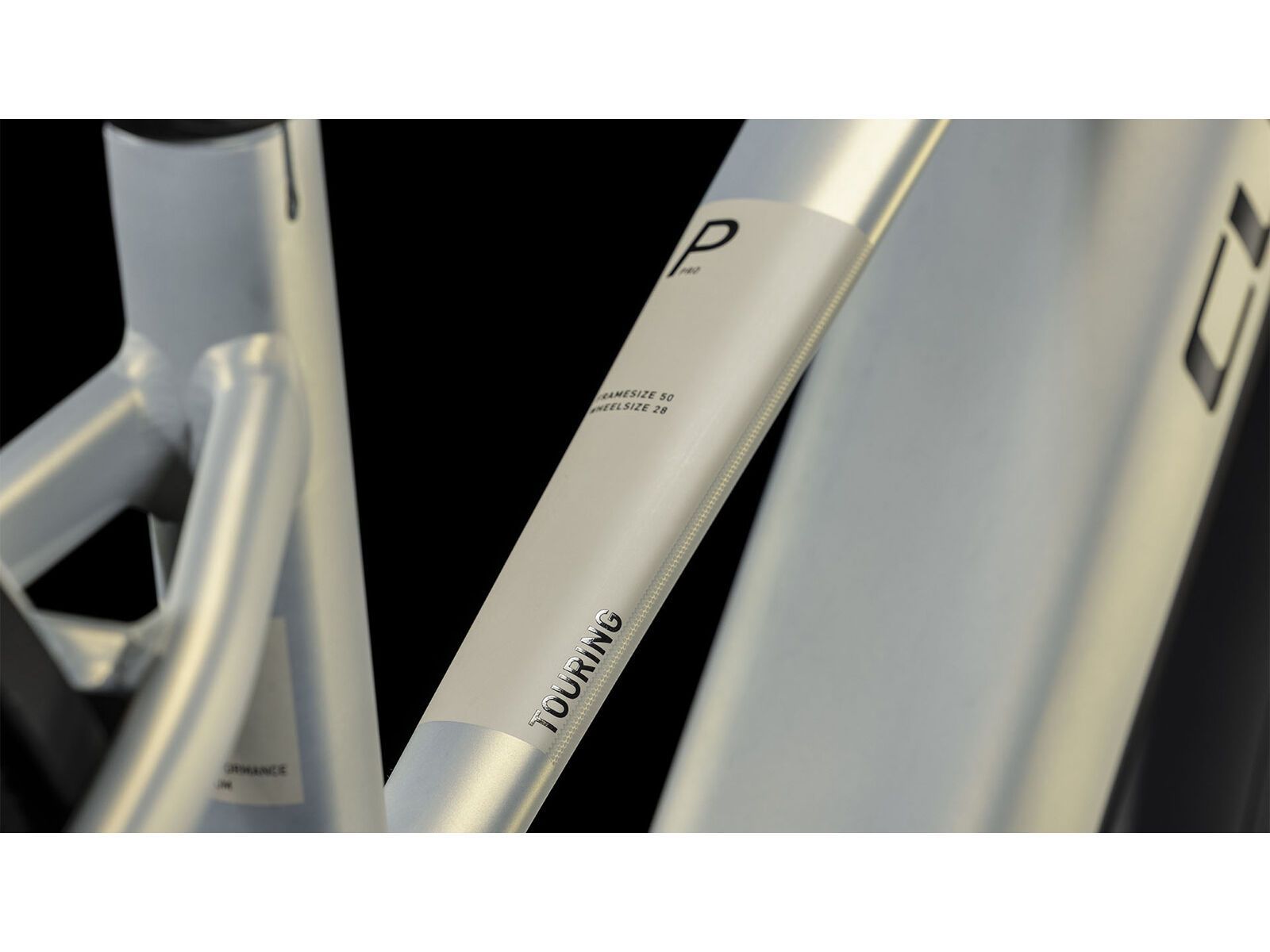 Cube Touring Hybrid Pro 500 Trapeze, pearlysilver´n´black - Bild 3