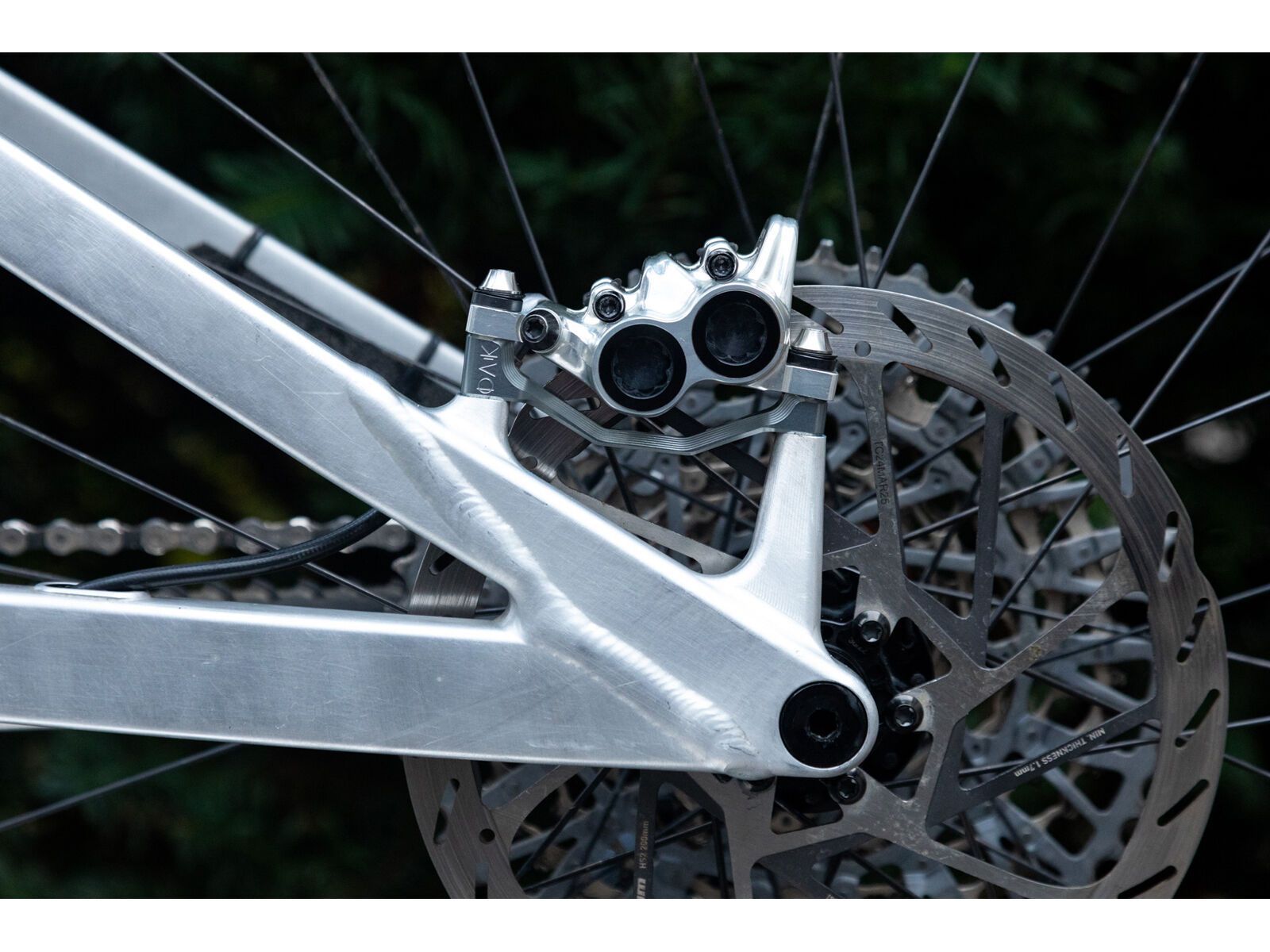 OAK Components Plasmadapt Bremsadapter PM +20 mm, lunargrey - Bild 2