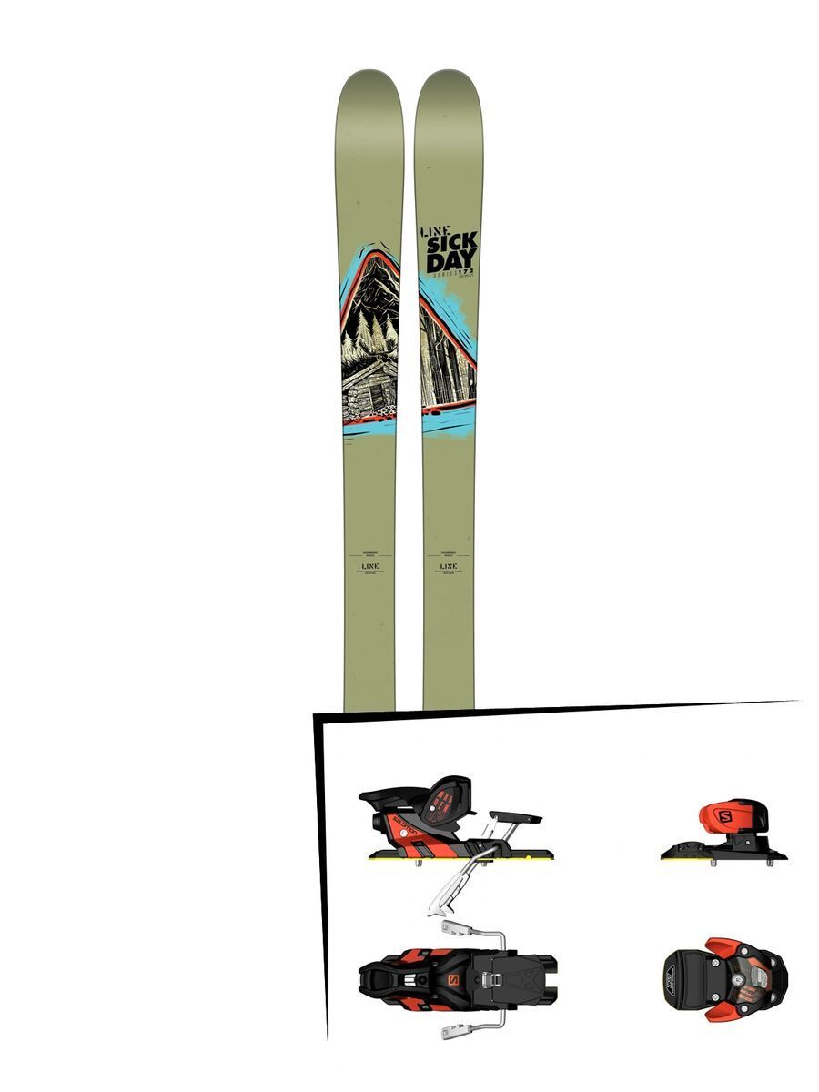Line Set: Sick Day 95 2016 + Salomon Warden MNC 13 - Bild 1