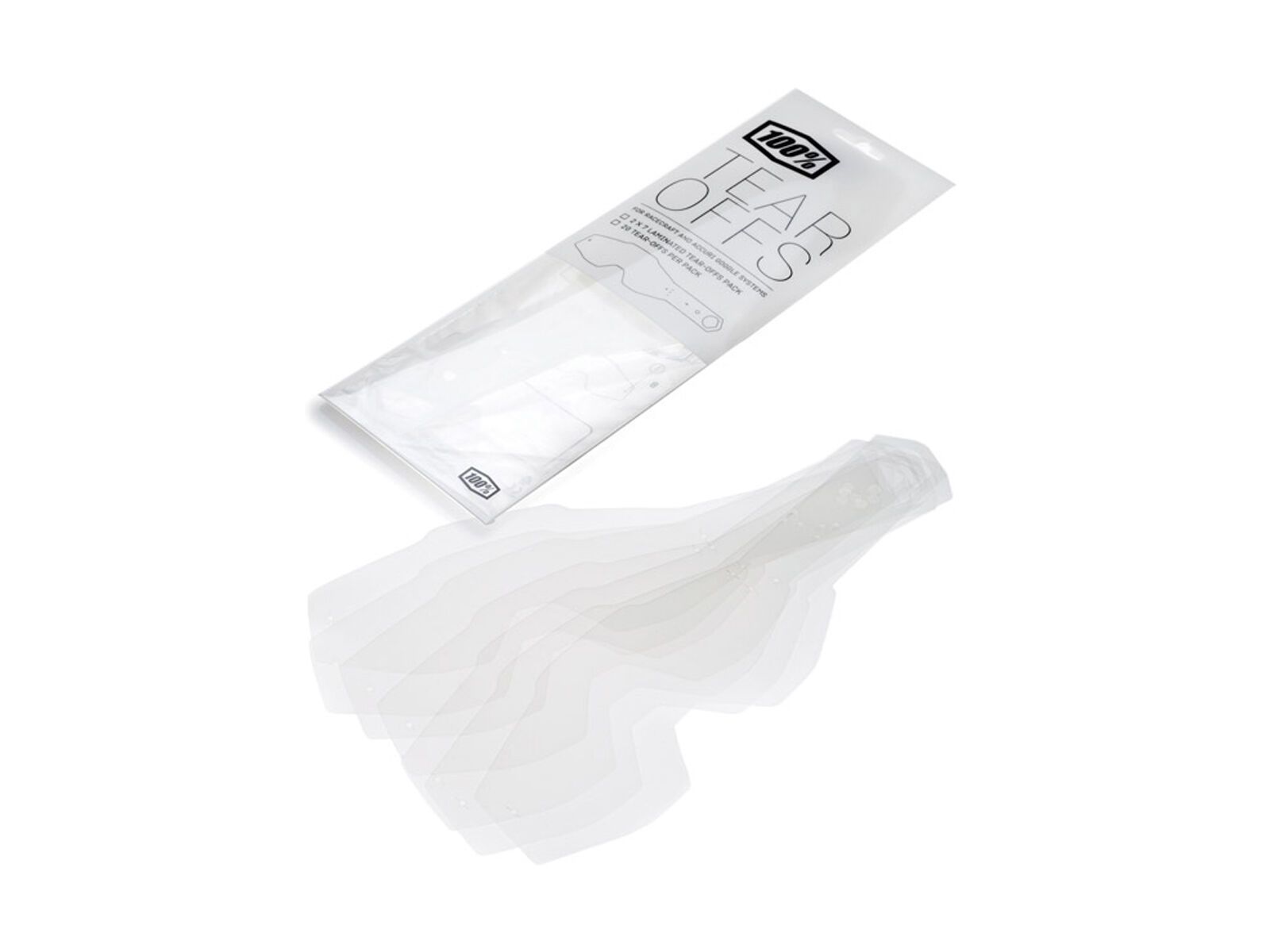 100% Racecraft/Accuri/Strata Standard Tear-Offs - Bild 1