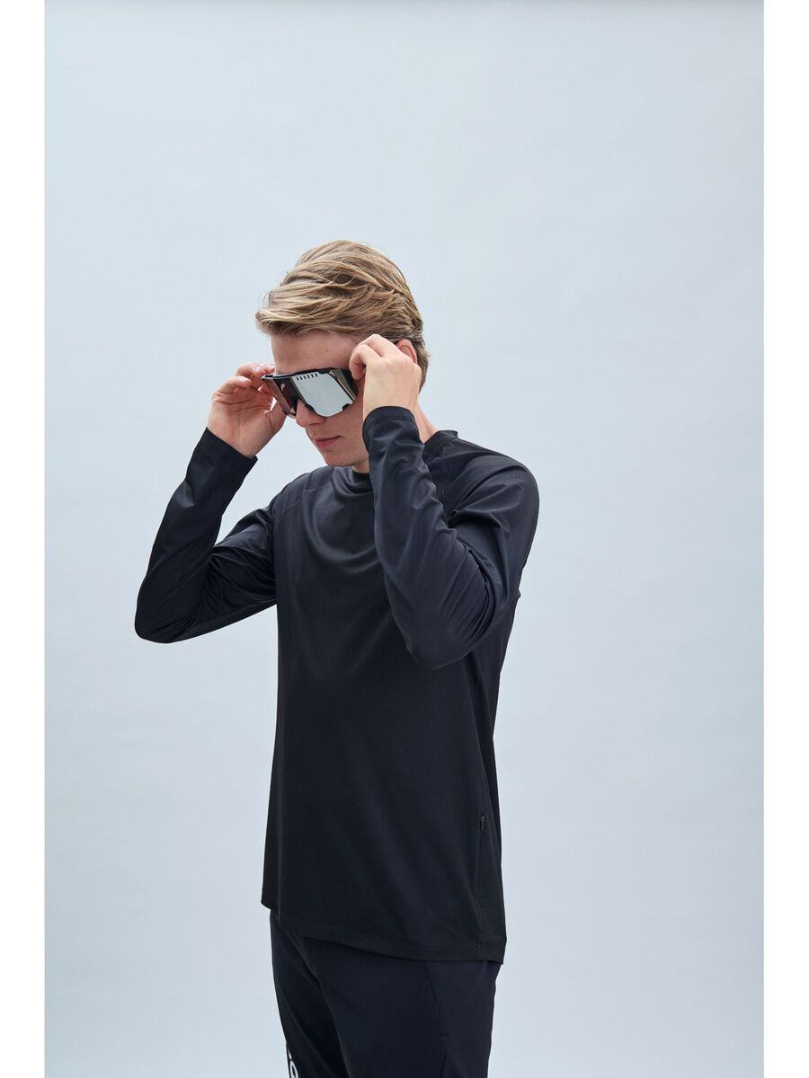 POC M's Essential MTB LS Jersey, uranium black - Bild 4