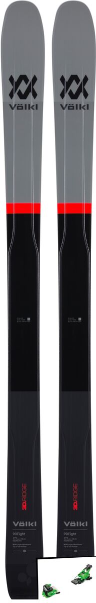 Set: Völkl 90Eight 2019 + Tyrolia Attack² 13 GW green - Bild 1