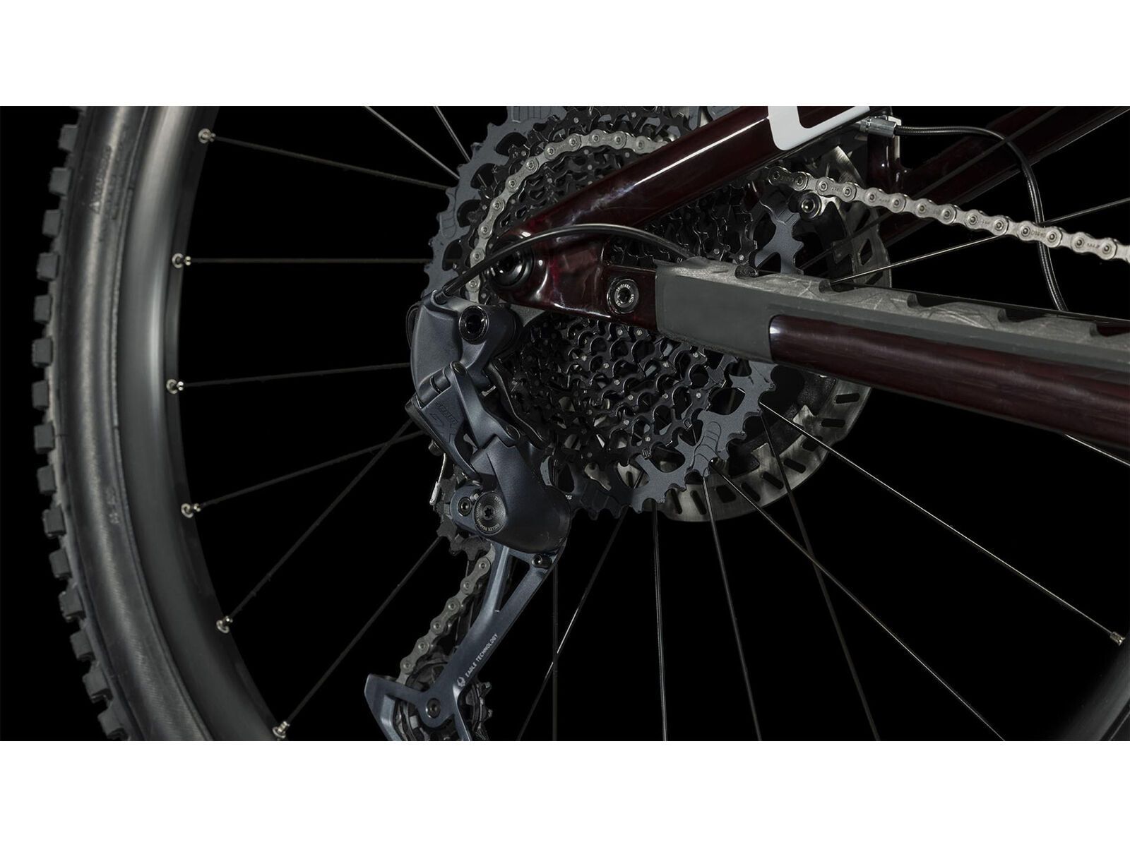 Cube Stereo Hybrid One55 C:68X SLX 750 29, liquidred´n´carbon - Bild 4