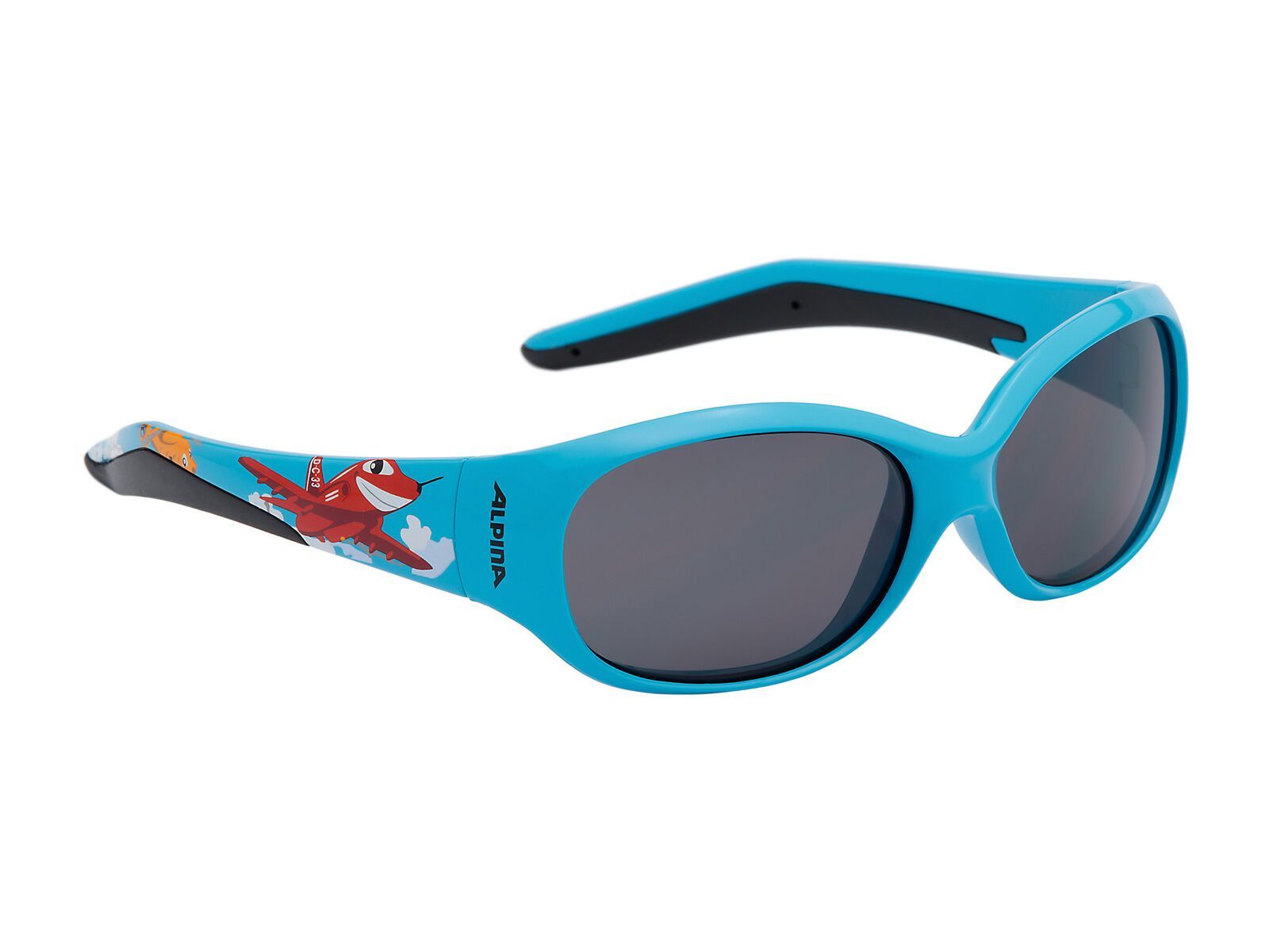 Alpina Flexxy Kids, cyan plane/Lens: black - Bild 1