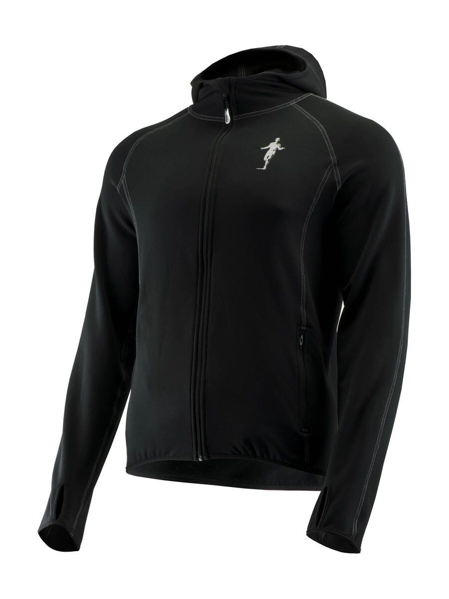 thoni mara Fleece Hoodie, schwarz - Bild 1