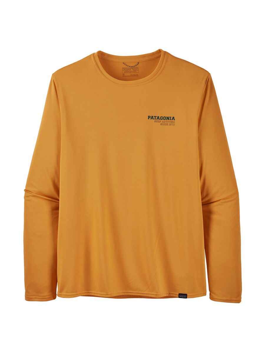 Patagonia Men's Long-Sleeved Capilene Cool Daily Graphic Shirt Team Surf Activist, saffron x-dye - Bild 2