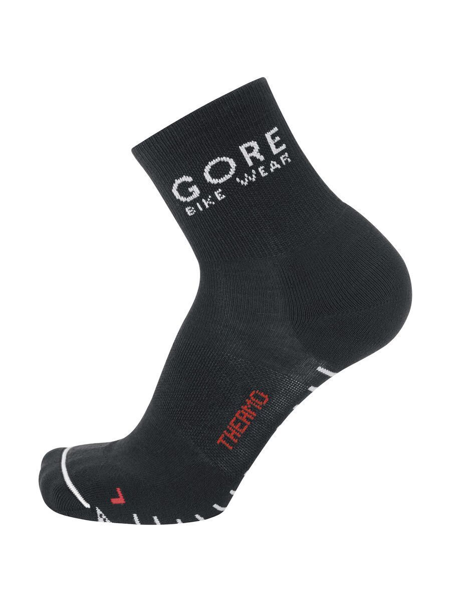 Gore Bike Wear Road Thermo Socken, black/white - Bild 1