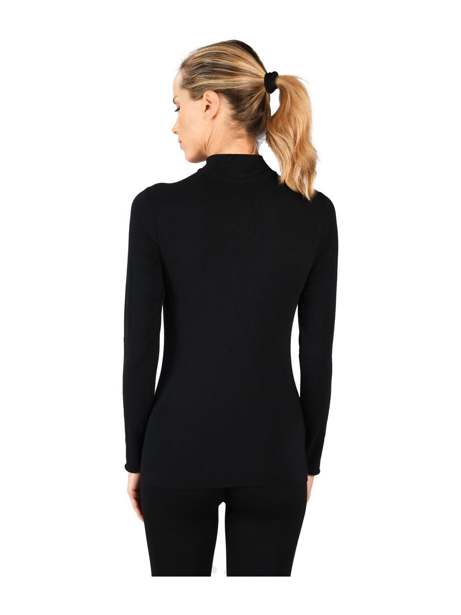 Iron-ic Cashmere Shirt with High Collar and Long Sleeves - Women, black - Bild 2