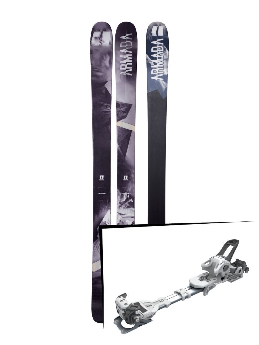 Set: Armada Invictus 108 Ti 2018 + Tyrolia Ambition 12 AT solid white black - Bild 1