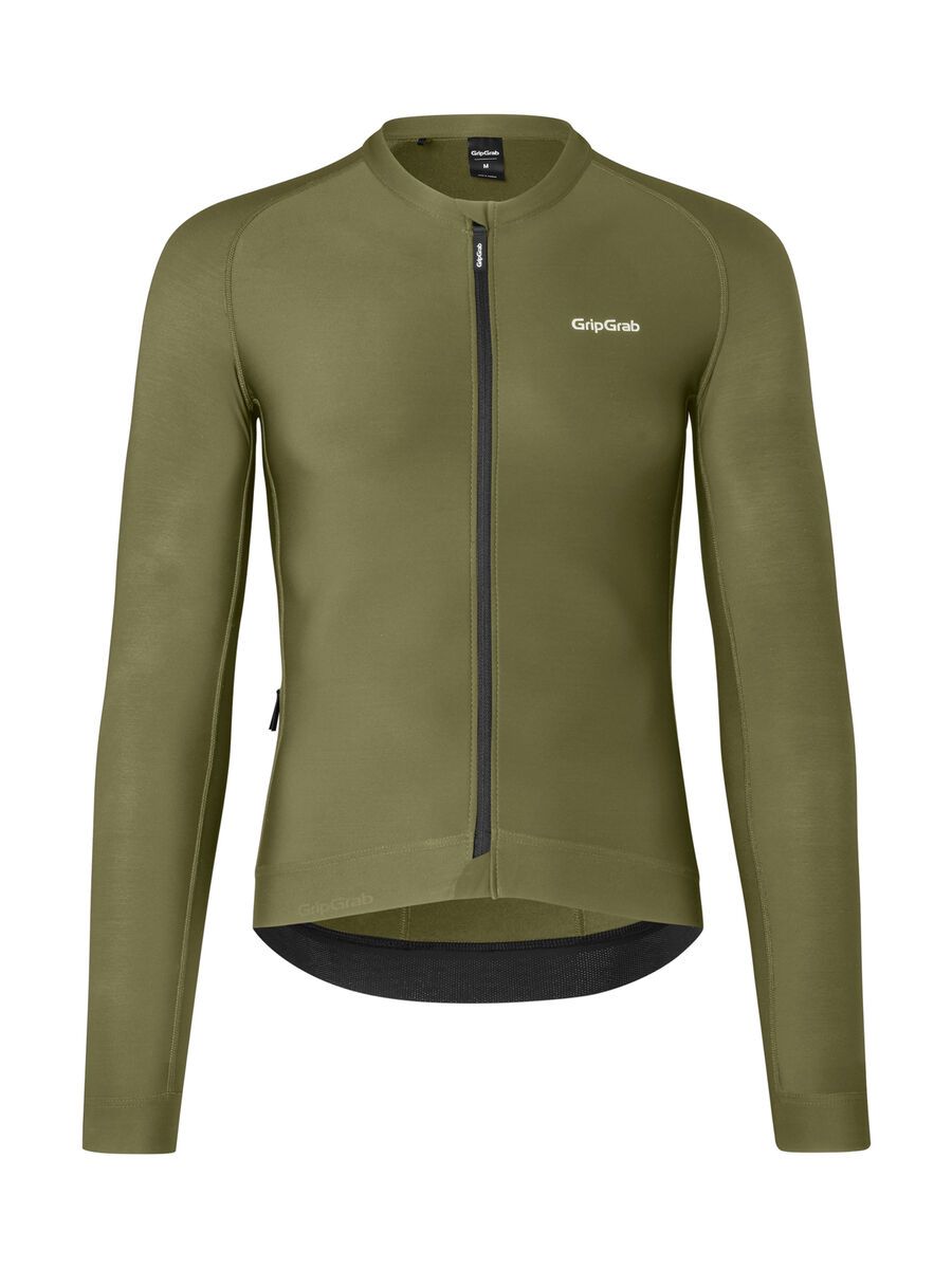 GripGrab PACR Long Sleeve Jersey, olive green - Bild 2