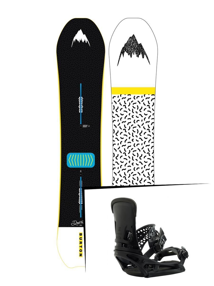 Set: Burton Deep Thinker 2019 +  Malavita EST (2218366S) - Bild 1