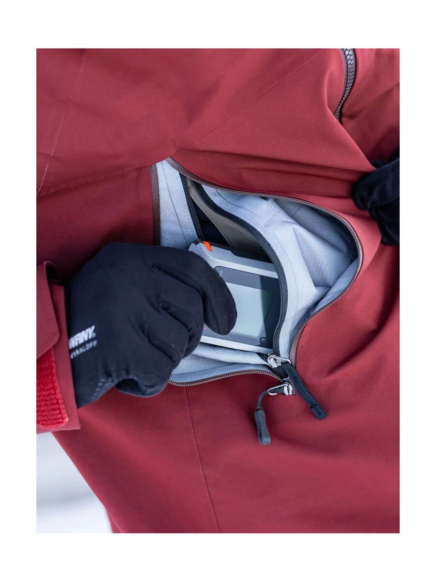 Penguin Männer 3 Lagen Dermizax Shell Jacke, mahagony red - Bild 7