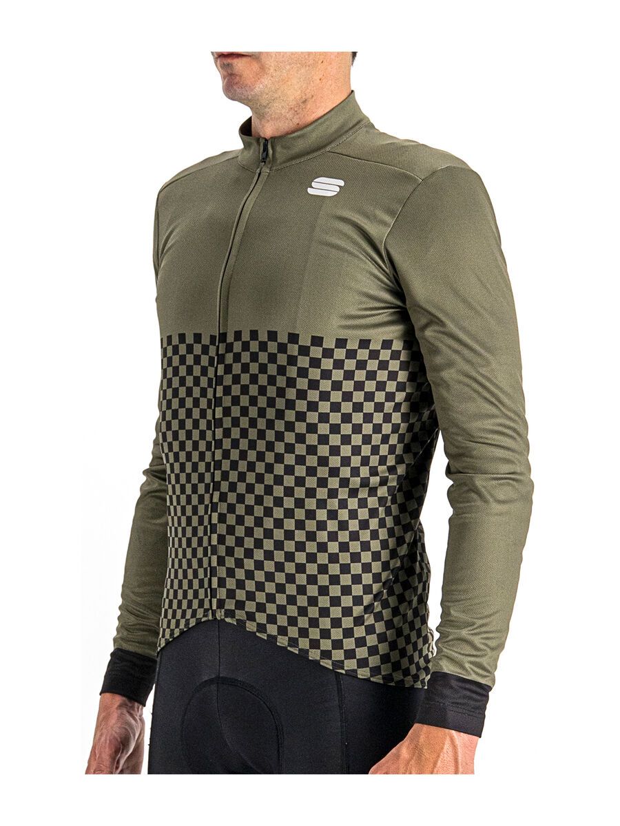 Sportful Checkmate Thermal Jersey, beetle black - Bild 3