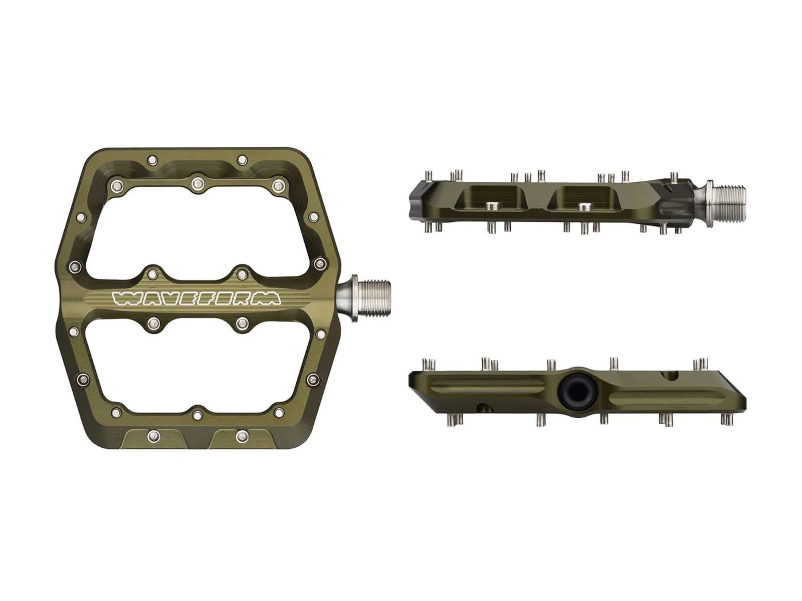 Wolf Tooth Waveform Aluminium Pedals - Large, olive - Bild 5