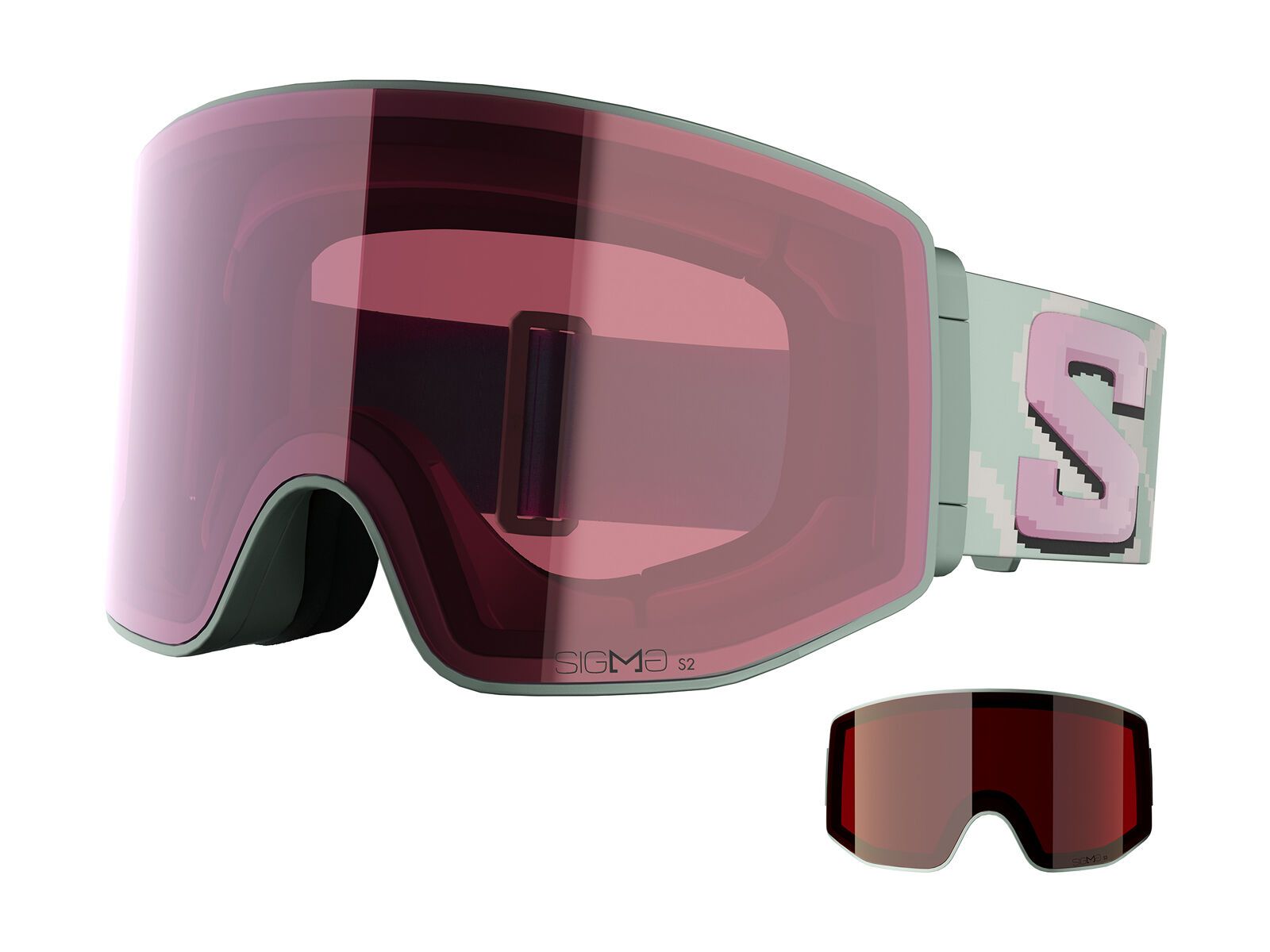 Salomon Sentry Prime + WS, Sigma Silver Pink / iceberg green - Bild 1