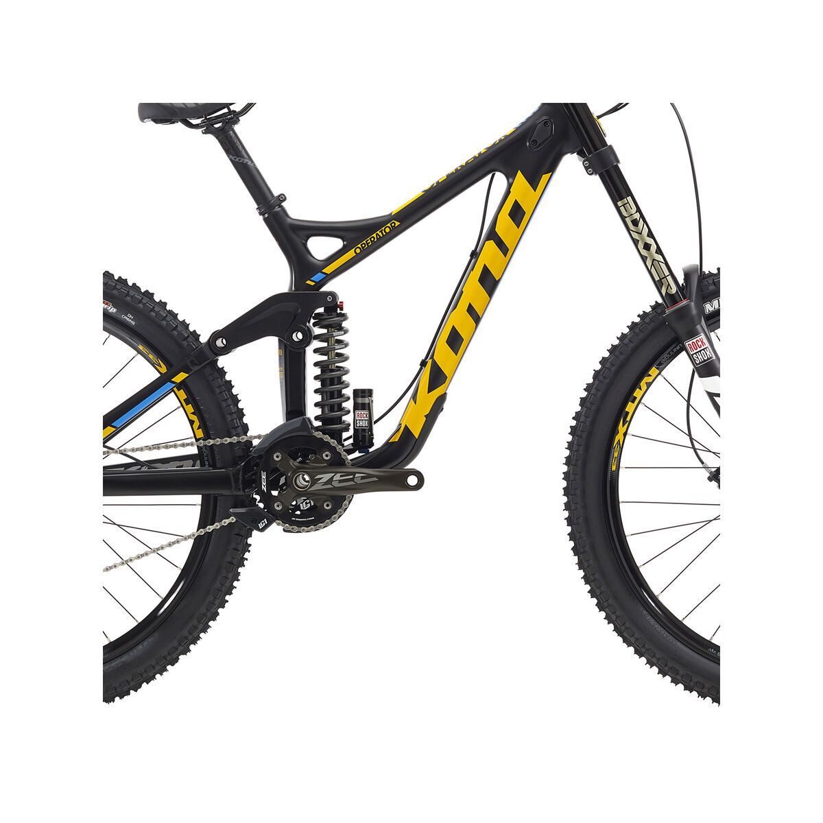 Kona Operator, matt carbon & black w/ yellow & blue decals - Bild 3