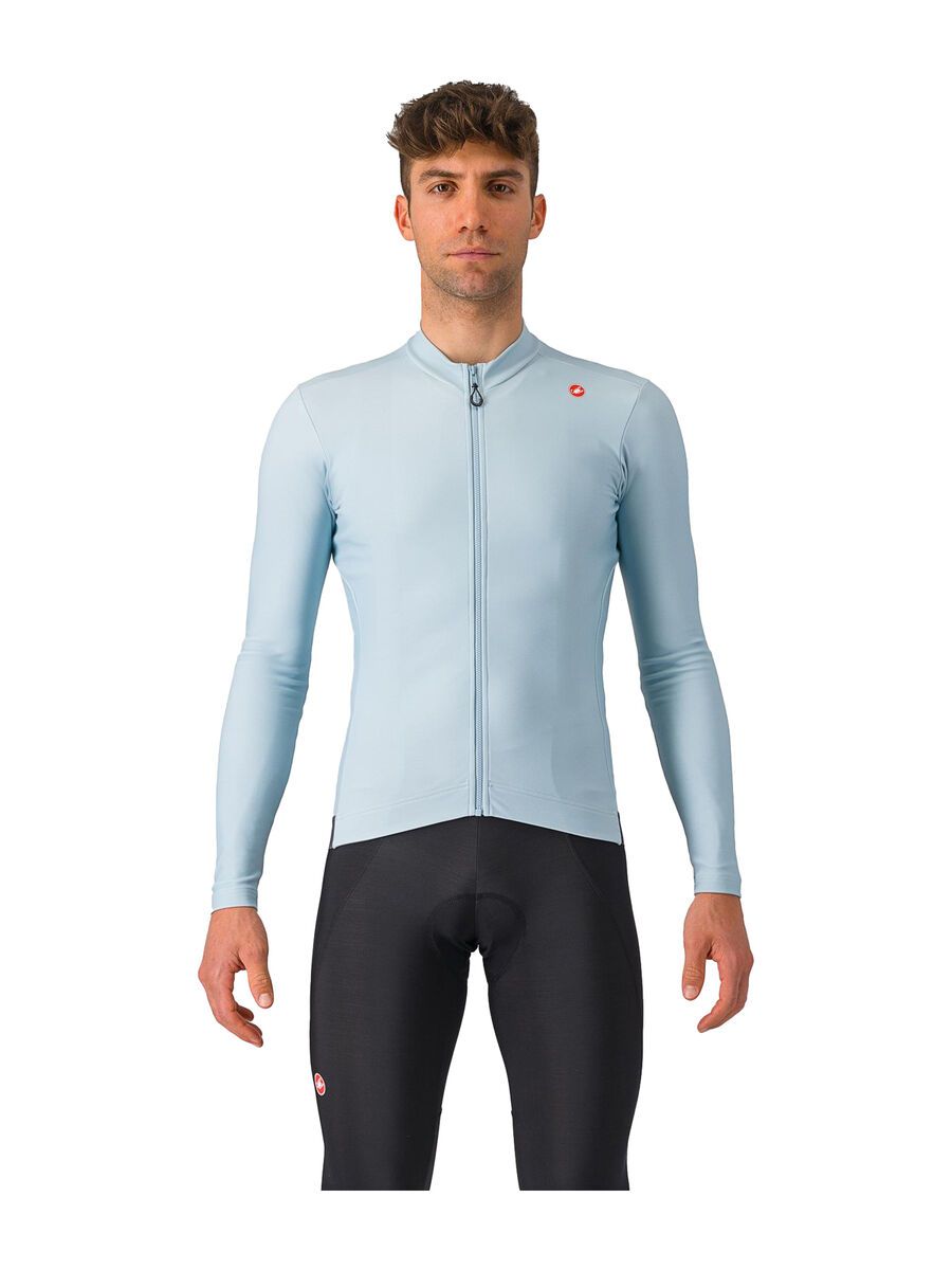 Castelli Espresso Thermal Jersey, winter sky/dark gray - Bild 1
