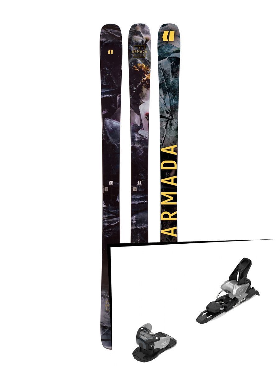 Set: Armada Arw 86 2019 + Salomon Warden MNC 11 silver/black - Bild 1