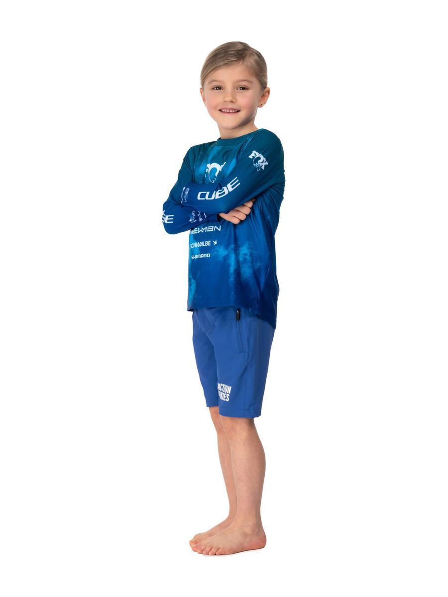 Cube MTB Trikot Rookie X Actionteam langarm, blue´n´green - Bild 5