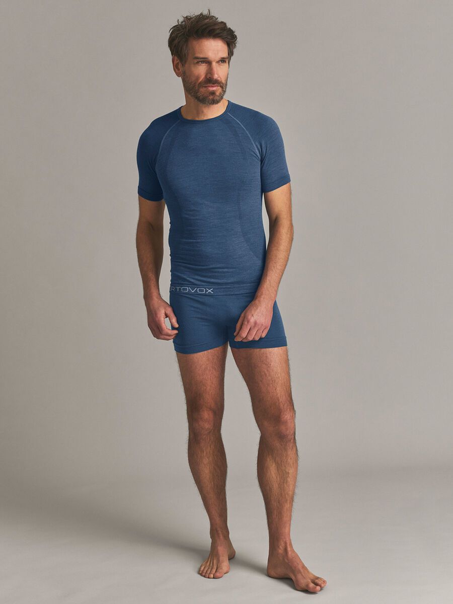 Ortovox 120 Merino Comp Light Short Sleeve M, light nunatak - Bild 3