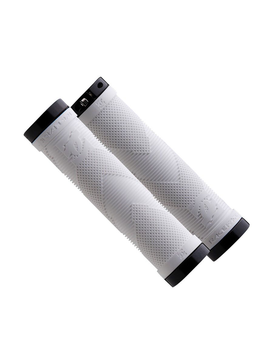 Race Face Sniper Lock-On Griffe, Doppelklemmung, white - Bild 1