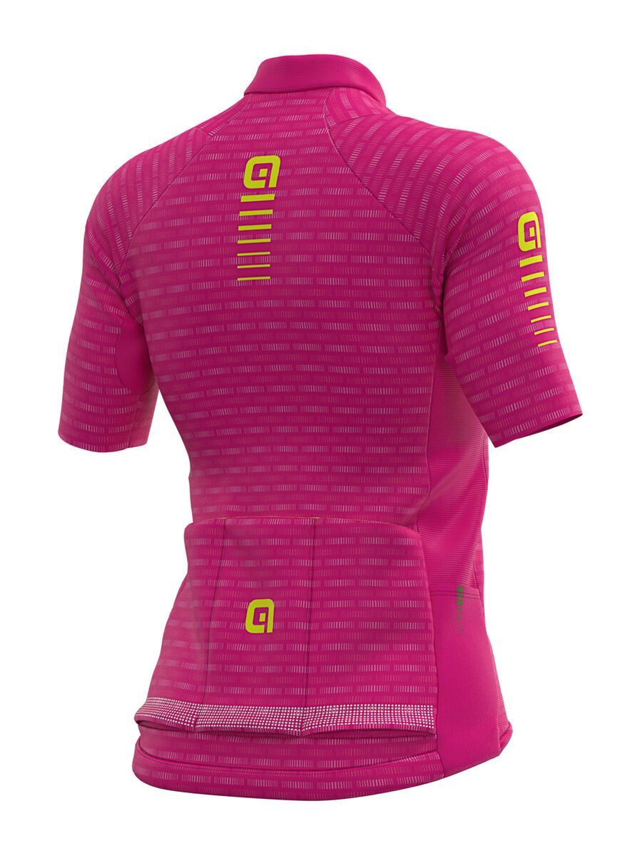 Ale Green Road Lady Jersey, cyclamen-fluo yellow - Bild 2