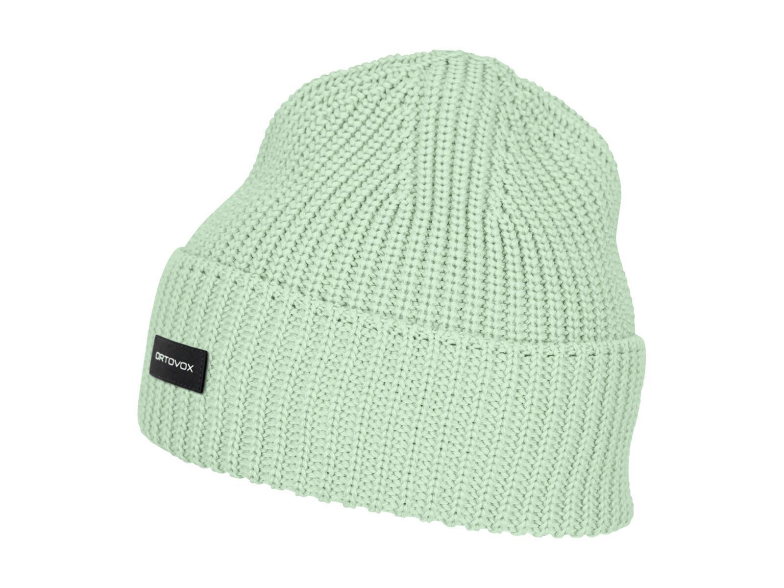 Ortovox Cozy Rib Beanie, green acid - Bild 1