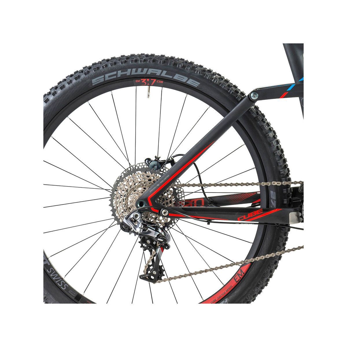 Cube Stereo 160 Super HPC SLT 27.5, zeroblack - Bild 4