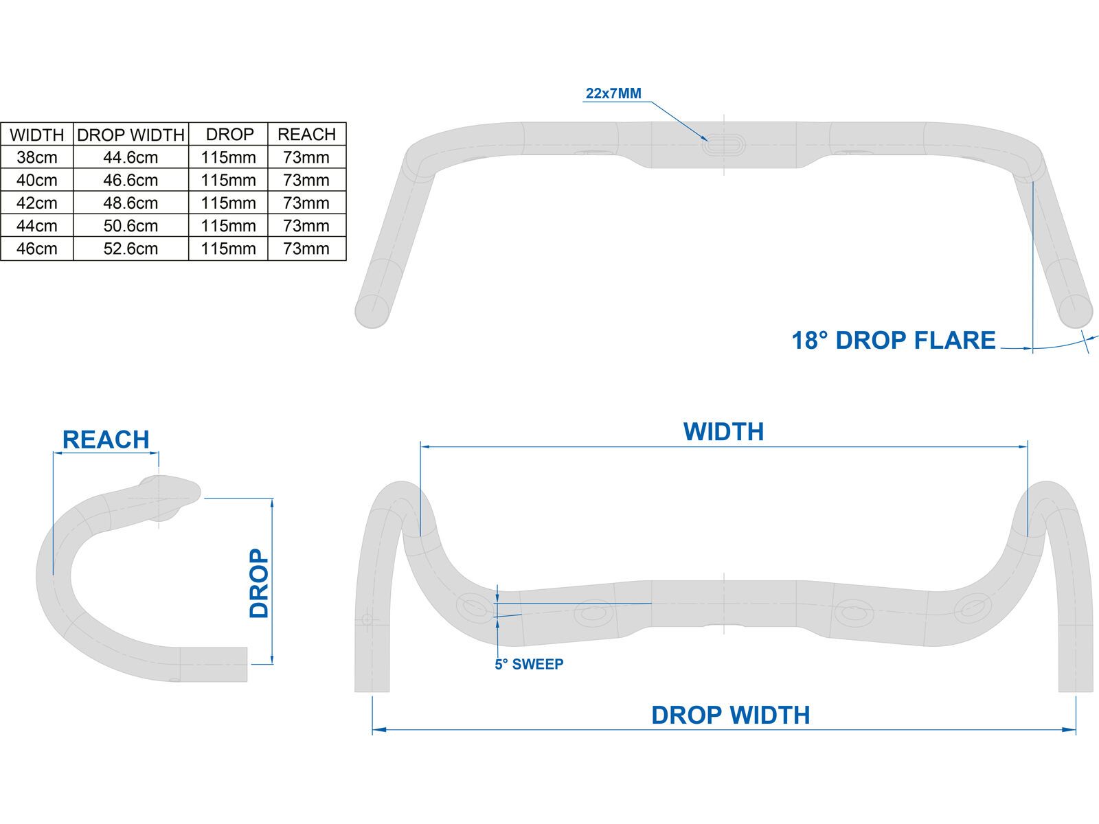 Ritchey Comp Butano Internal Routing Handlebar, bb black - Bild 6