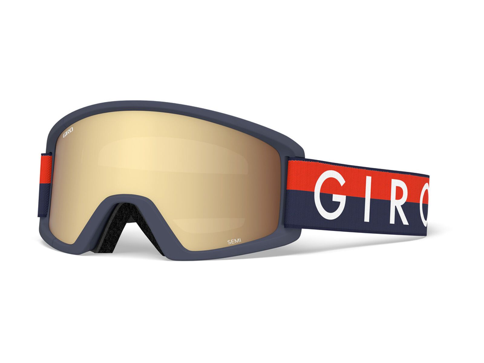 Giro Semi inkl. WS, midnight red throwback/Lens: amber gold - Bild 1