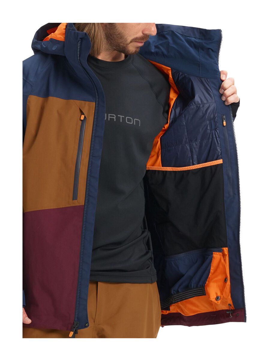 Burton [ak] 2L Gore-Tex Swash Jacket, dress blue/monks robe/port royal - Bild 2