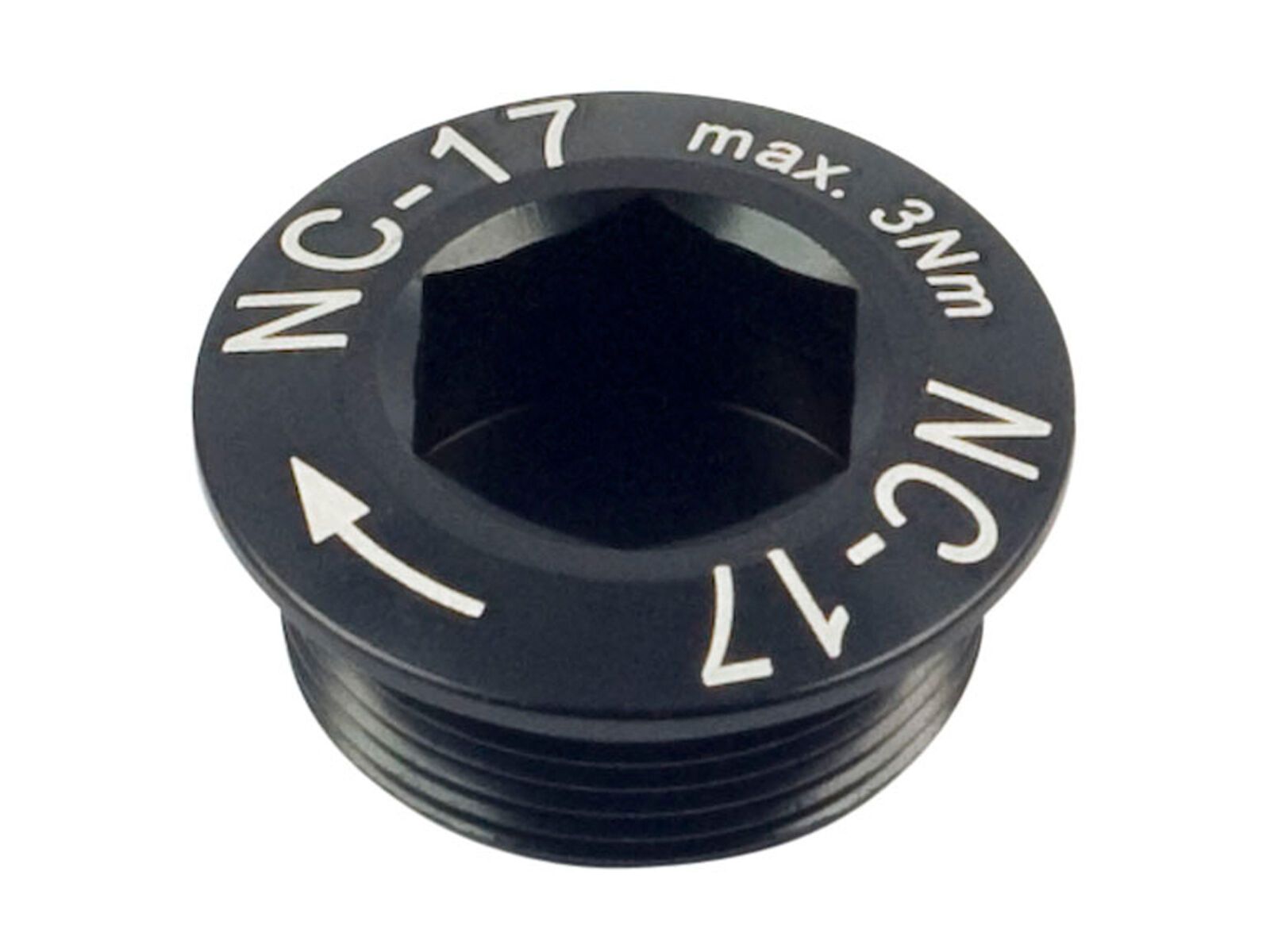 NC-17 Hollow II M20x1 MTB Kurbelschraube, black - Bild 1