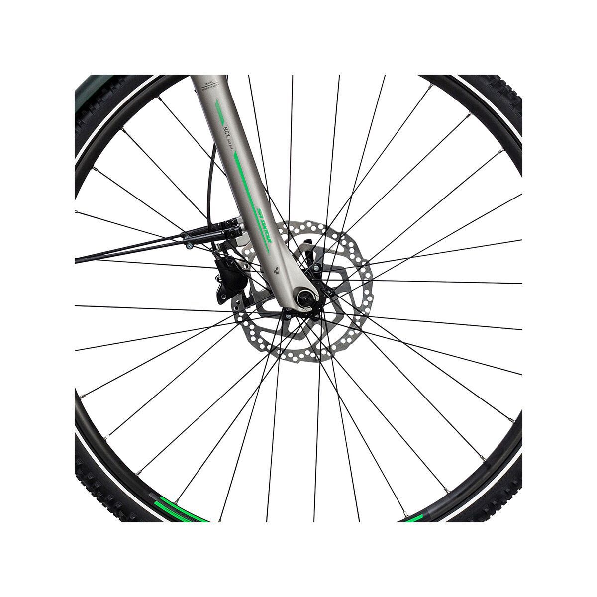 Cube Cross Hybrid Race Allroad 500 Trapeze, silver´n´green - Bild 2