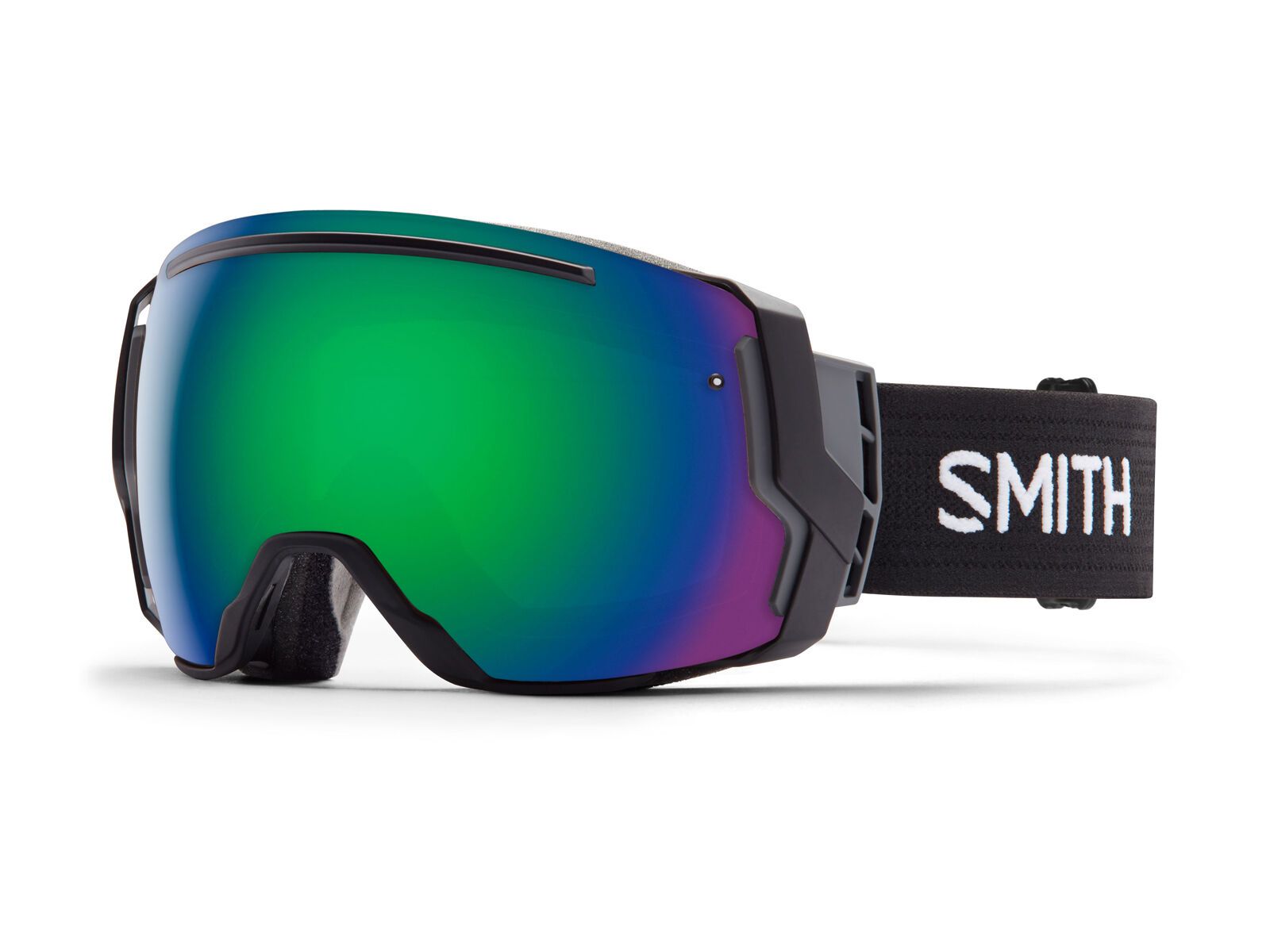 Smith I/O 7 inkl. Wechselscheibe, black/Lens: green sol-x mirror - Bild 1