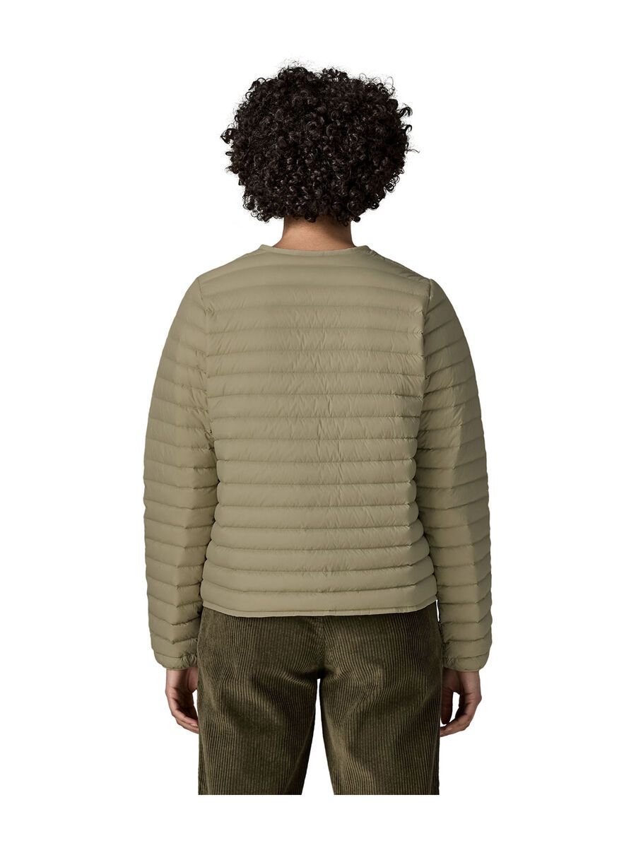 Patagonia Women's Lightweight Reversible Down Sweater Cardigan, weathered stone - Bild 10