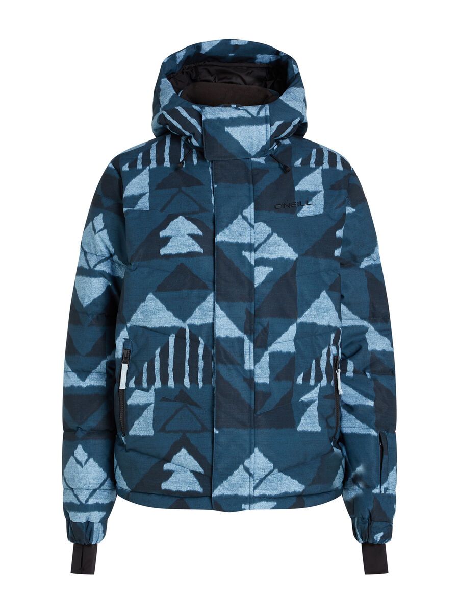 O’Neill Z.E.N. Puffer Hybrid Jacket Women, blue triangle ikat - Bild 1