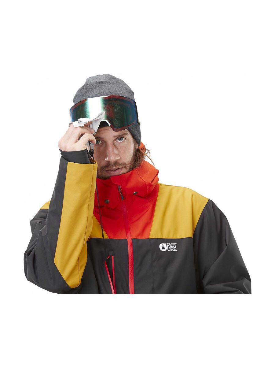 Picture Lodjer Jacket, black/golden yellow - Bild 12