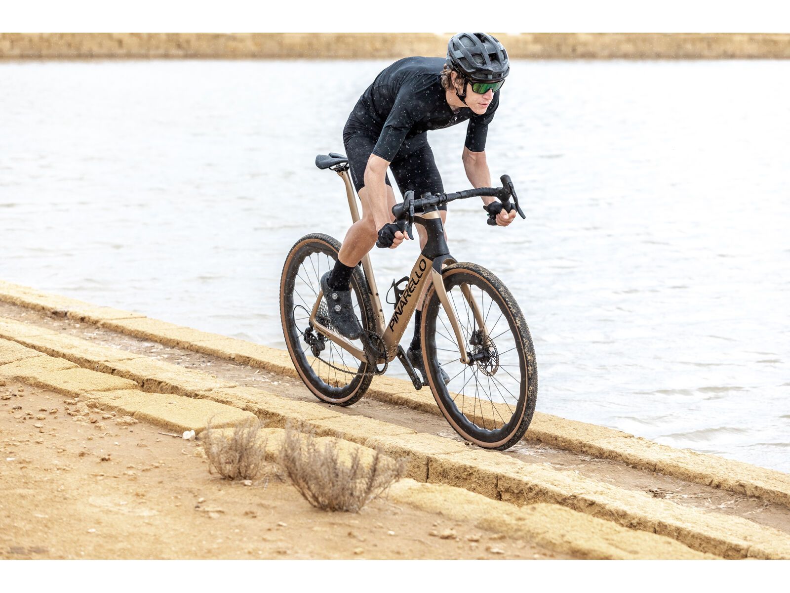 Pinarello Grevil F9 GRX815 Di2 1x11 DB / Princeton CarbonWorks GRIT 4540 DB HG11, champagne - Bild 18