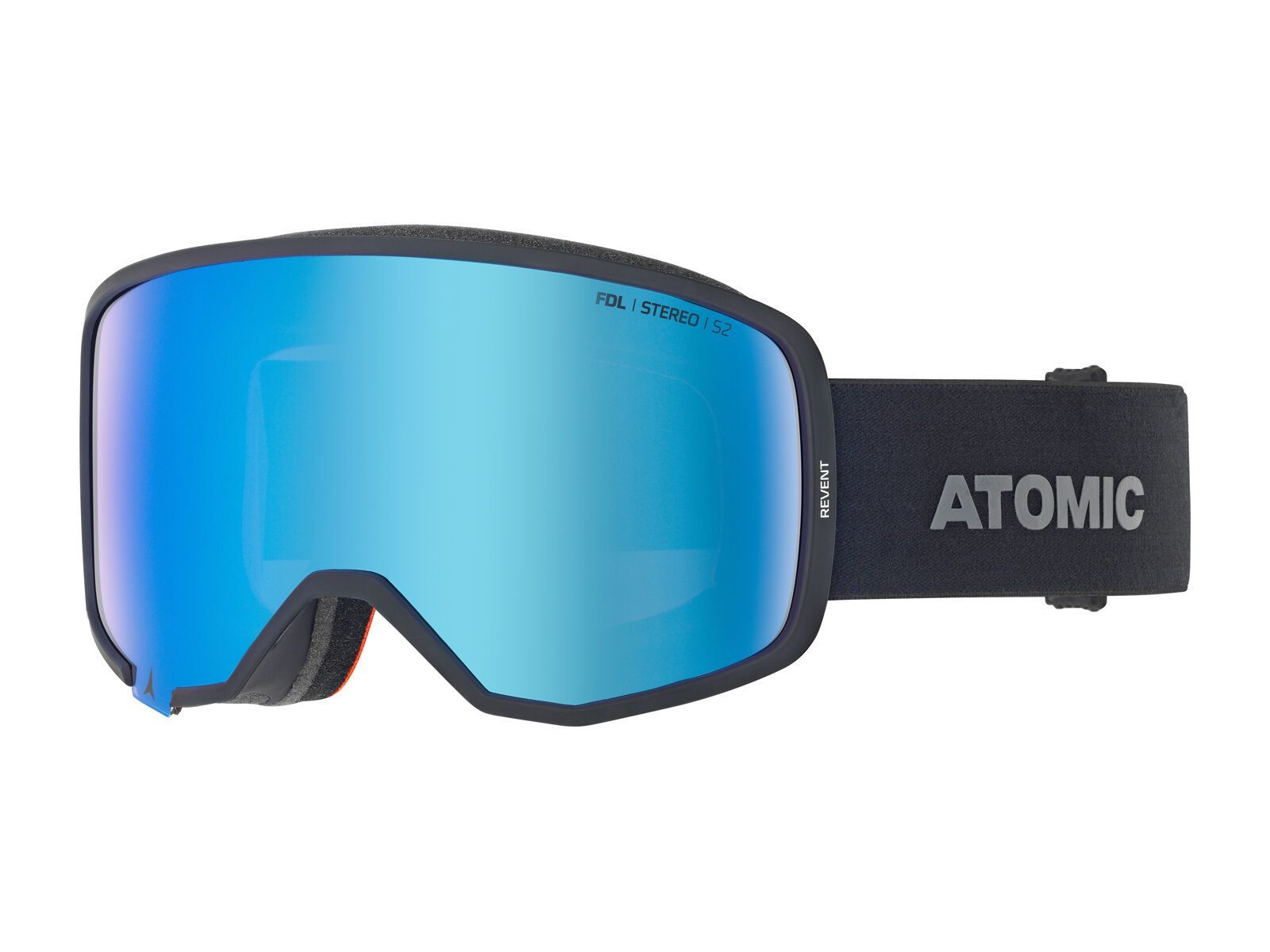 Atomic Revent Stereo, black/Lens: blue stereo - Bild 1