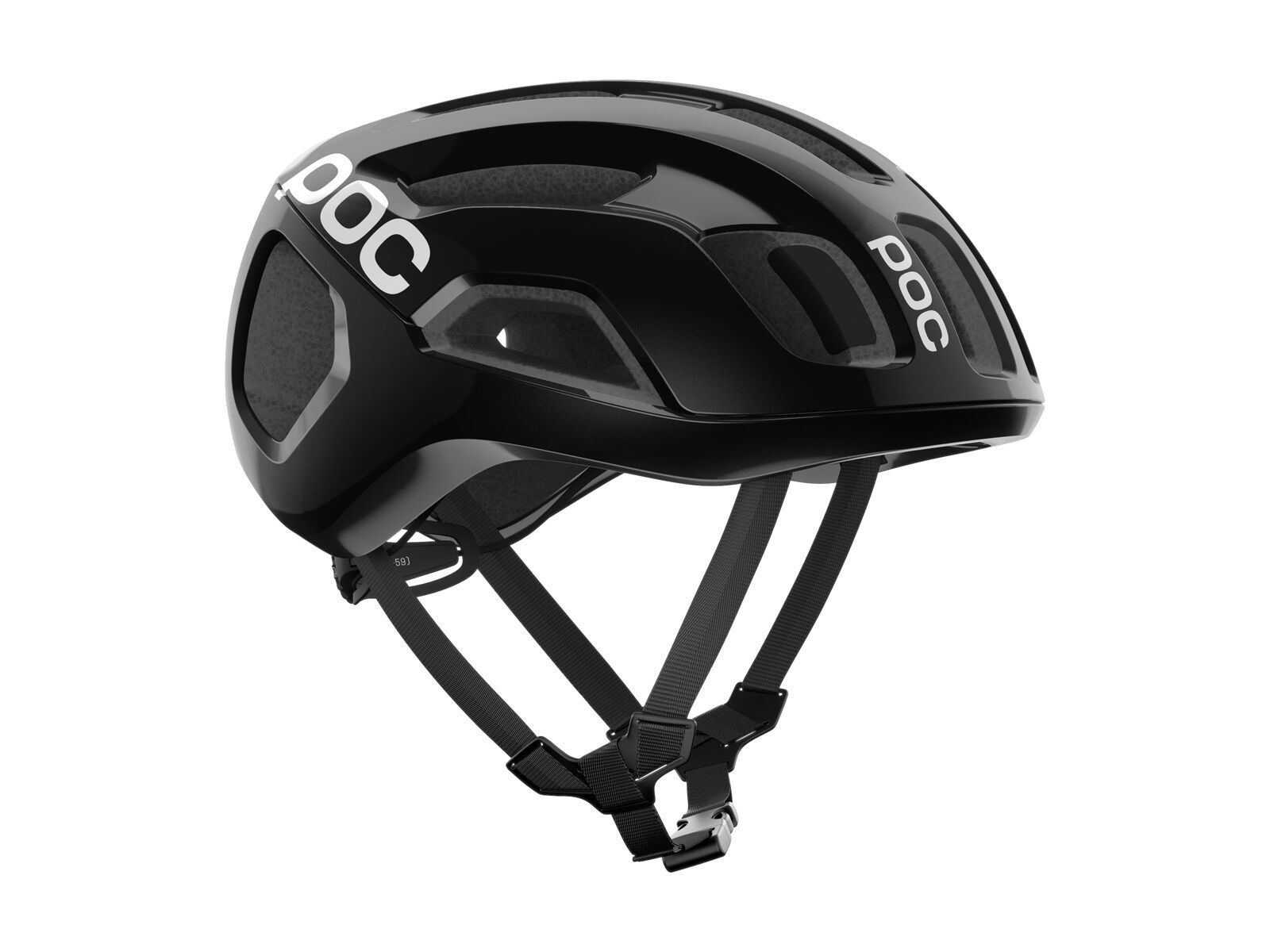 POC Ventral Air MIPS, uranium black matt/hydrogen white w. logo - Bild 3