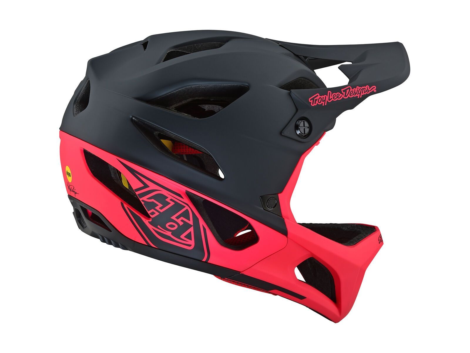 TroyLee Designs Stage Stealth Helmet MIPS, black/pink - Bild 5