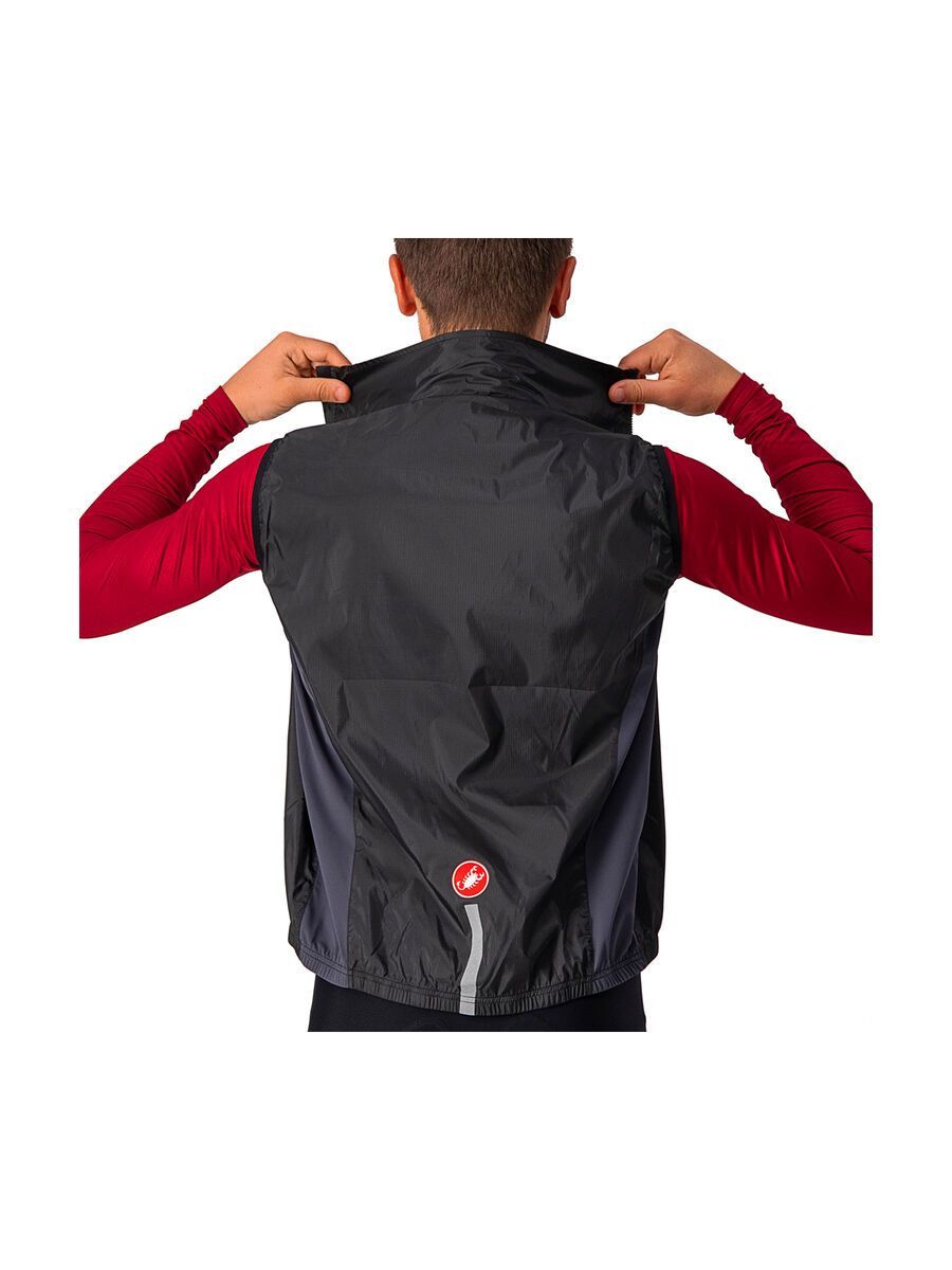 Castelli Squadra Stretch Vest, light black/dark gray - Bild 6