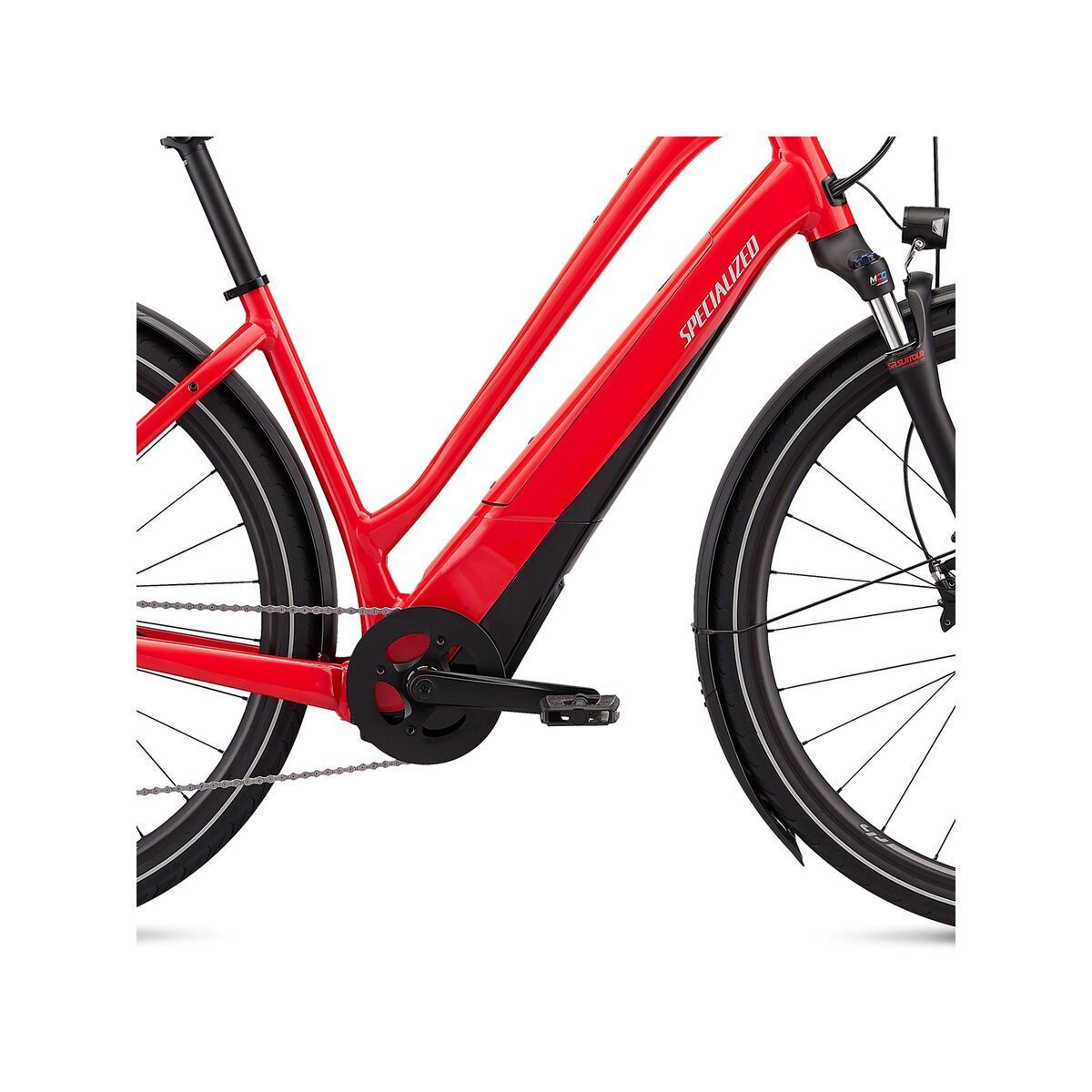 Specialized Turbo Como 4.0 Low Entry, flo red w/ghostblue pearl/black/chrome - Bild 5