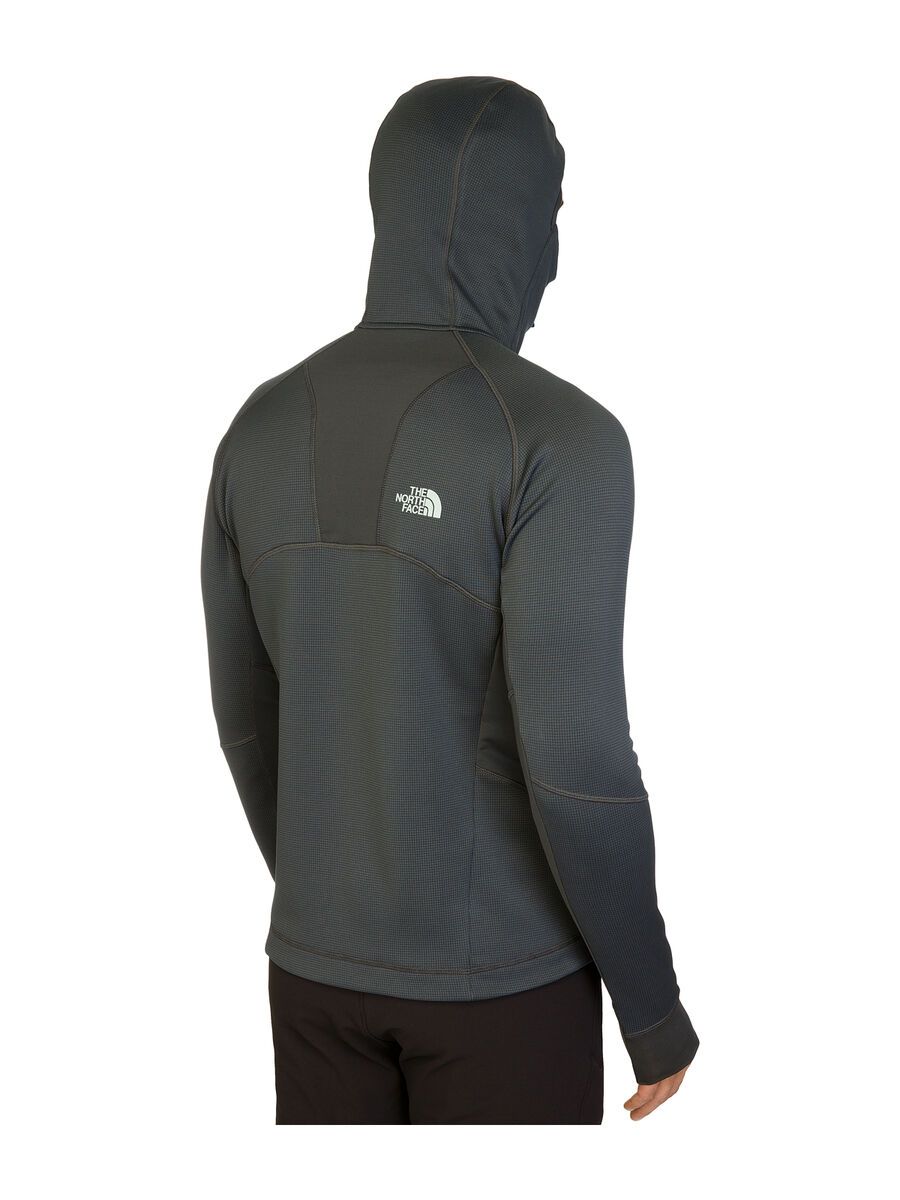 The North Face Mens Granular Hooded Fleece Jacket, Asphalt Grey - Bild 3