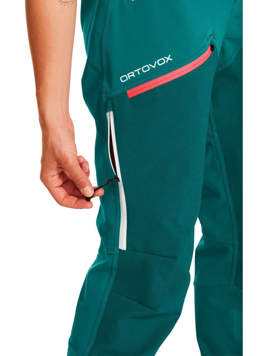 Ortovox Westalpen Softshell Pants W, pacific green - Bild 5