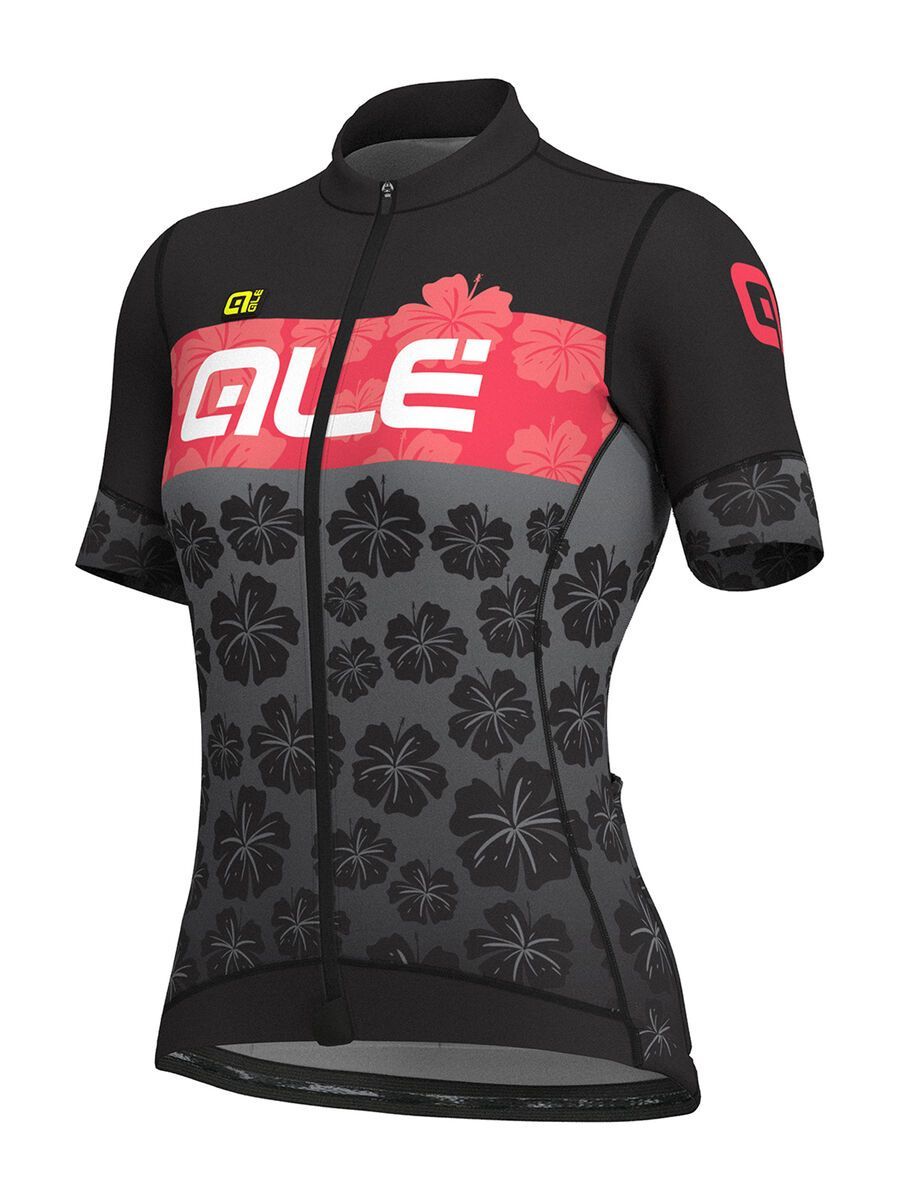 Ale Ibisco Lady Jersey, nero-gerbera/black-gerbera - Bild 1